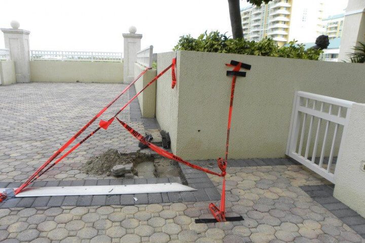 balcony repair two story condo Davie